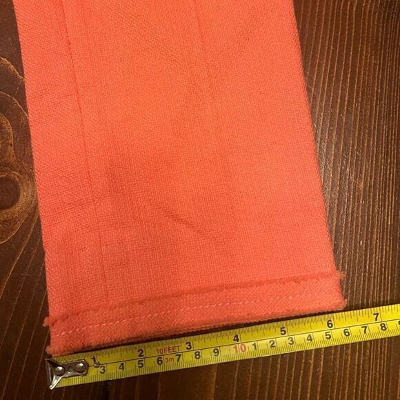 Kate Spade June Surprise Coral Pants Trousers Sz 4 Cropped Mid Rise Pockets - Picture 10 of 12